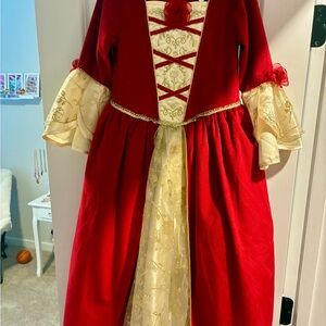 Girls Disney 5/6 year Belle Christmas Dress